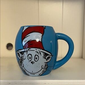 Dr Seuss Blue Cat in the Hat Ceramic Mug